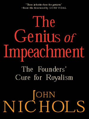 cover image of The Genius of Impeachment